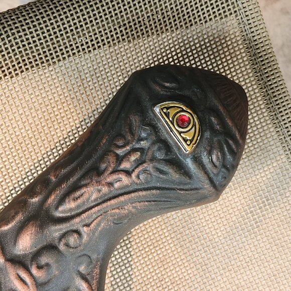 Rare Russian Pistol Decanter – Ornate Vintage Brandy Bottle, Statement Bar Cart - Picture 7 of 16